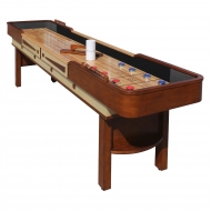Merlot 9ft Shuffleboard Table - Walnut Finish